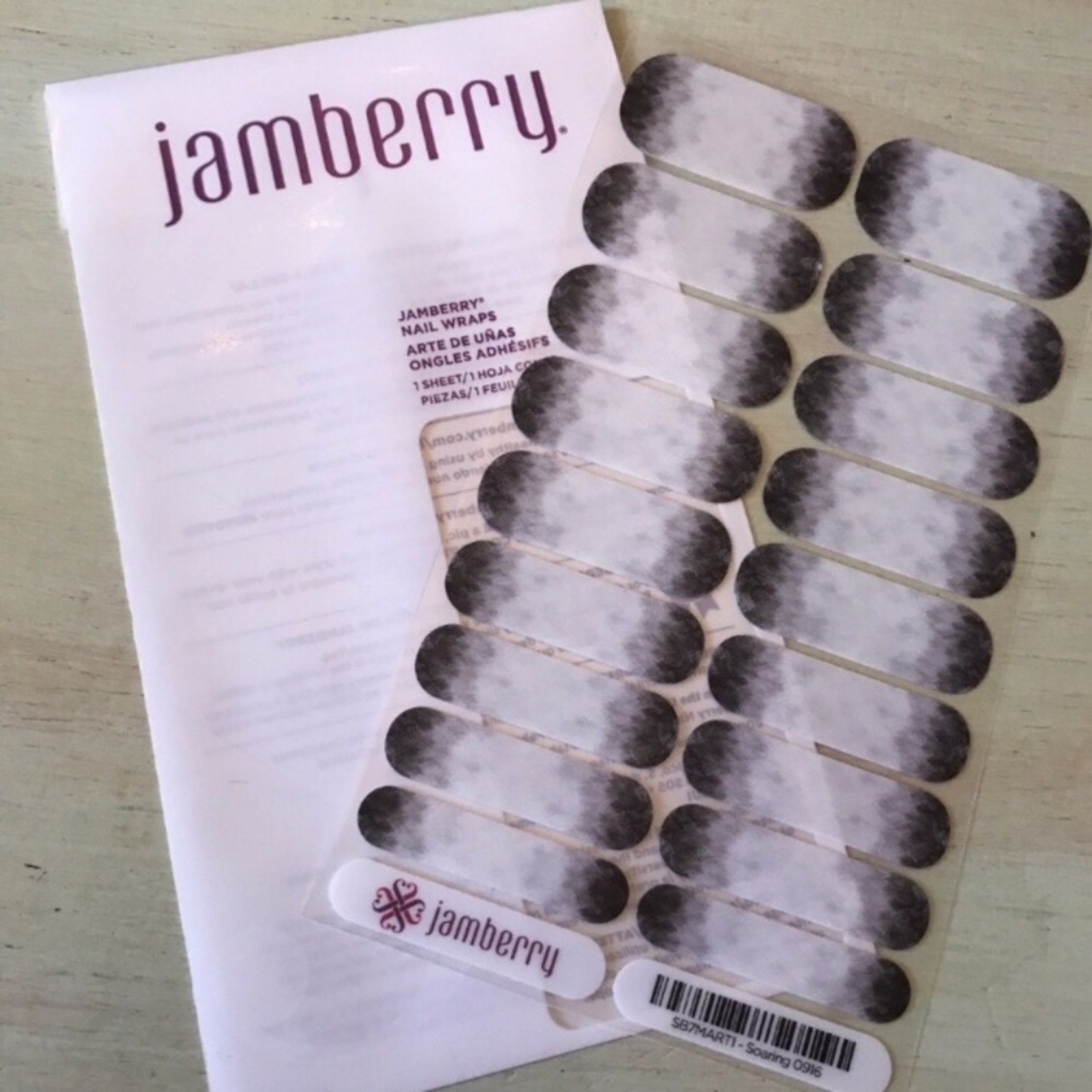 Jamberry Nail Wraps Soaring Full Sheet Ombré 0916